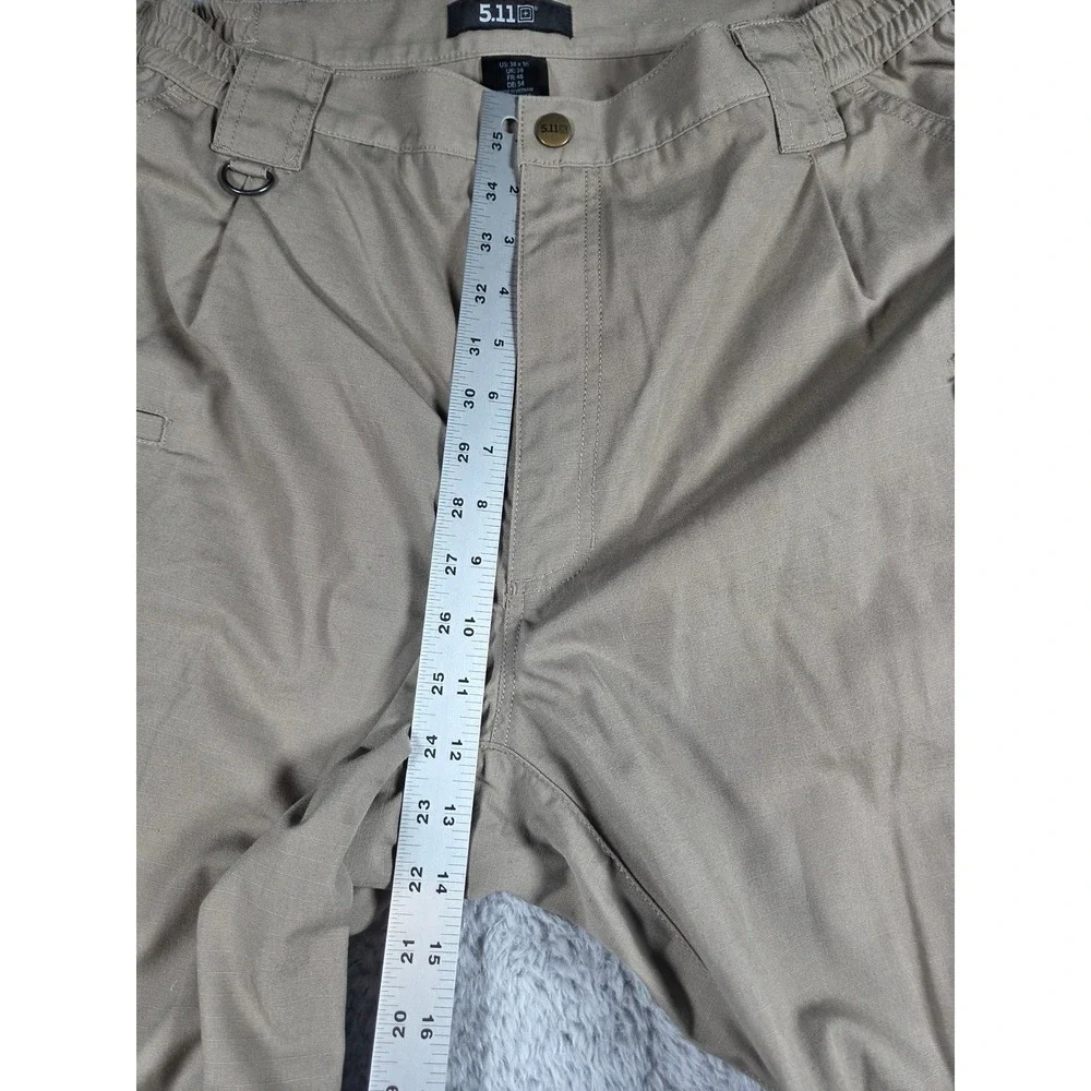 5.11 Tactical Cargo Pants 38x30 Khaki Mens Ripstop Work Utility Trousers